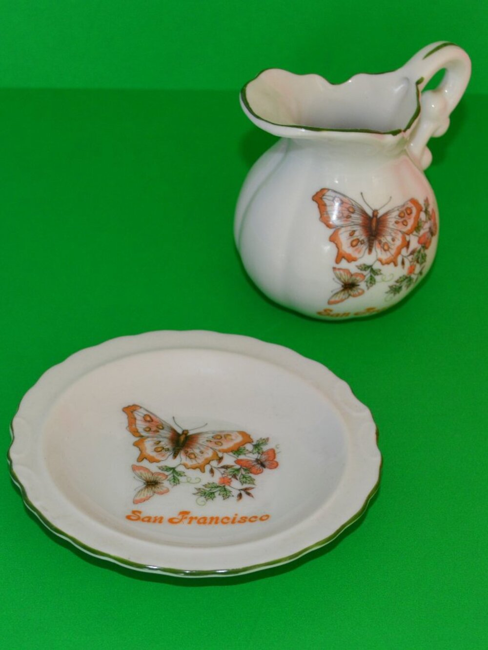 Souvenir Item-San Francisco Mini Saucer and Creamer